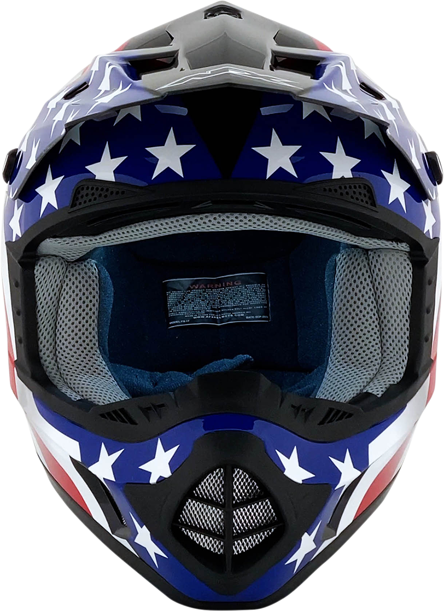 FX-17 Helmet - Flag - Black - 3XL