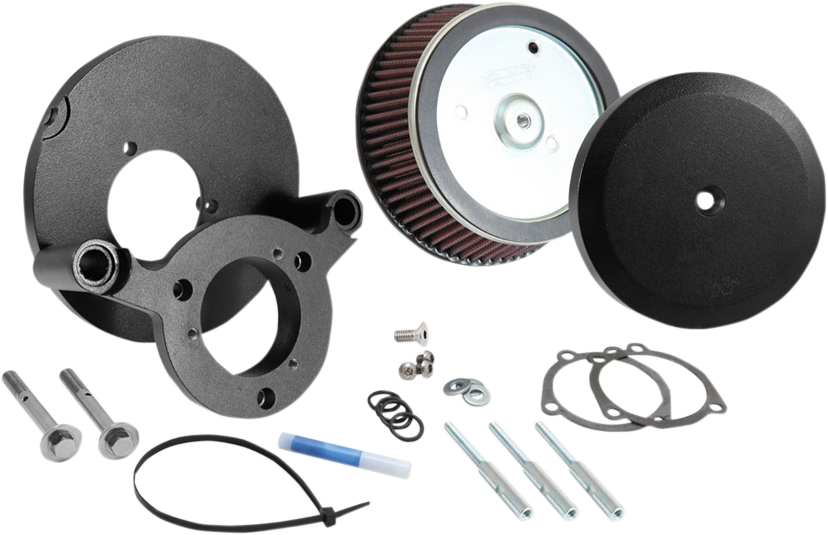 Street Metal Air Intake Kit - Hammer - Black - Twin Cam 1999 - 2017