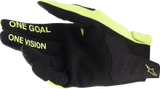 Youth Radar Gloves - Fluo Yellow/Black - Medium