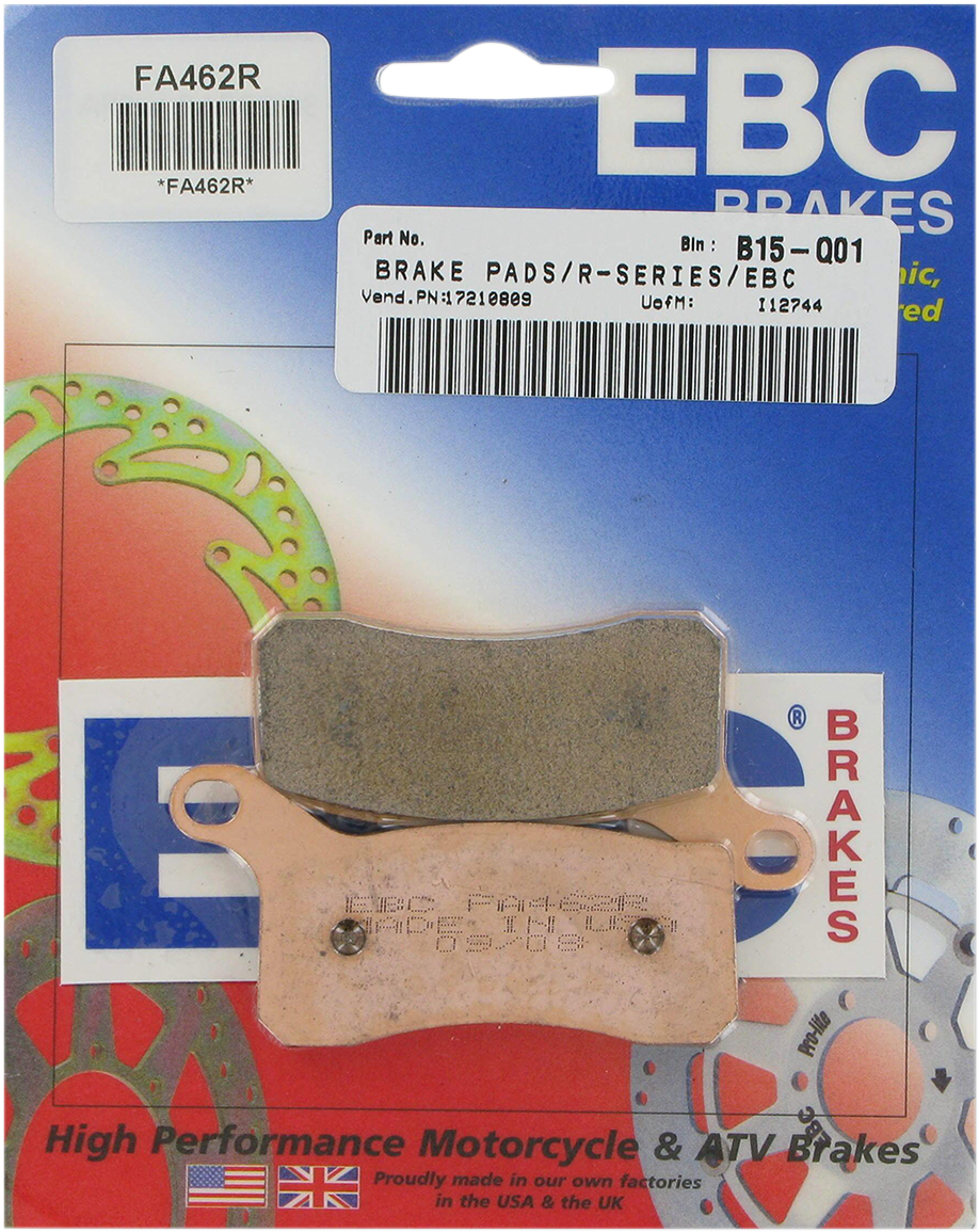 Sintered \"R\" Brake Pads 2008 - 2012