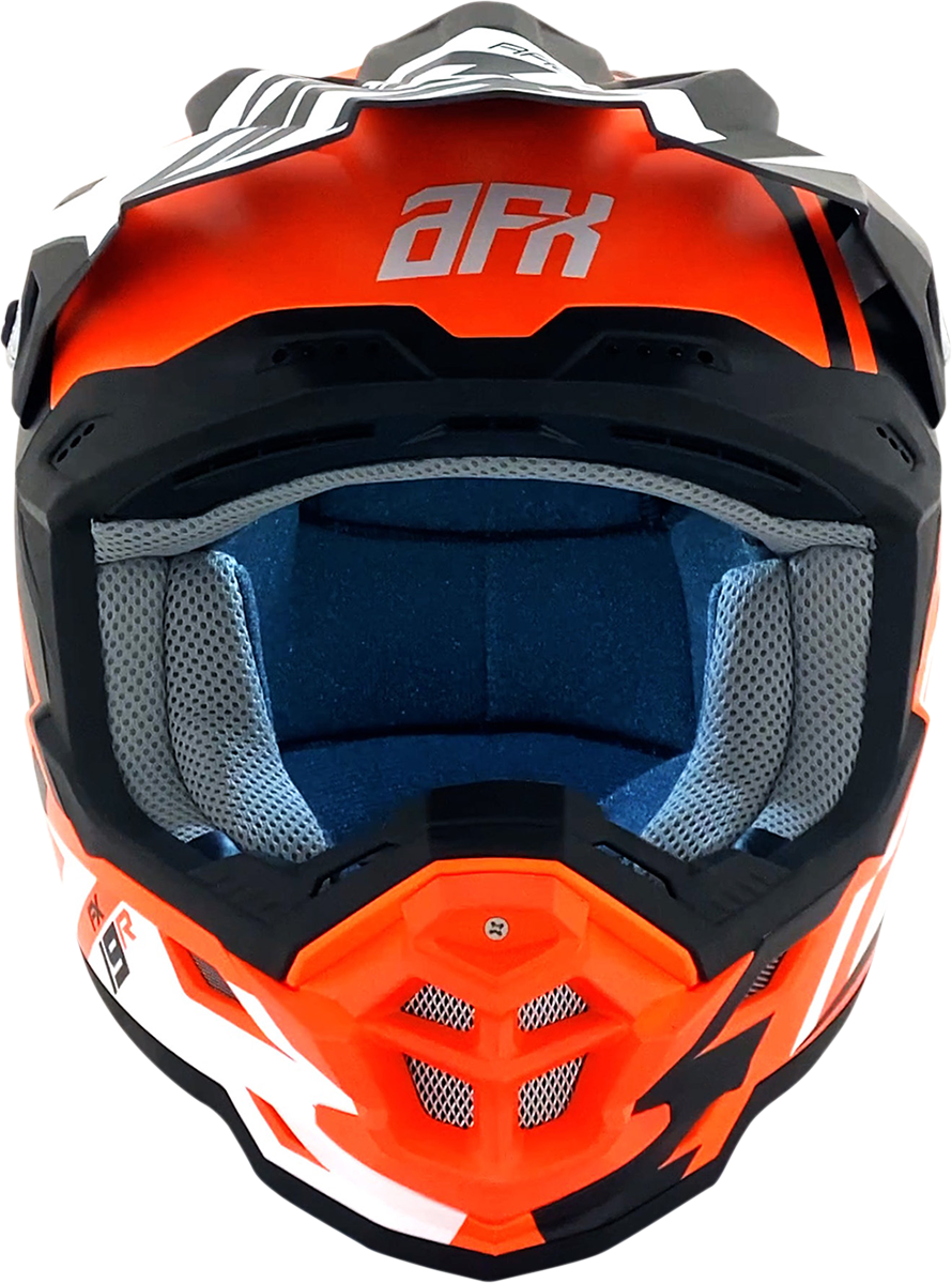 FX-19R Helmet - Racing - Matte Orange - Large