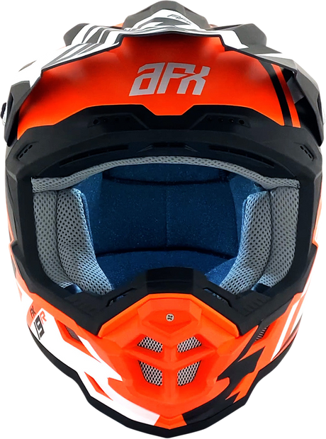 FX-19R Helmet - Racing - Matte Orange - Large