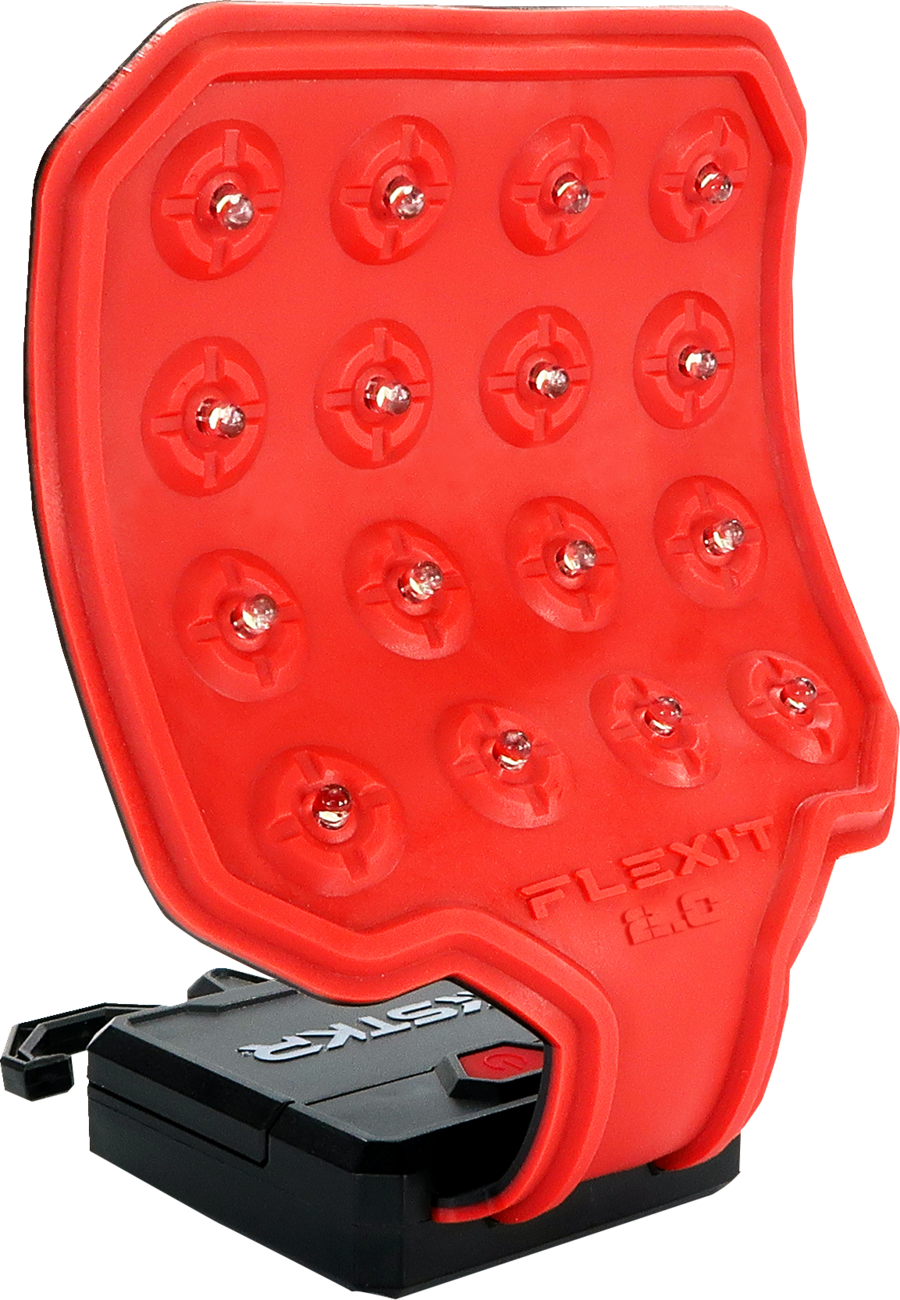 Flashlight - FLEXIT - LED - 200 Lumens - Red