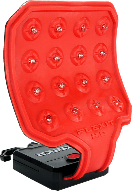 Flashlight - FLEXIT - LED - 200 Lumens - Red