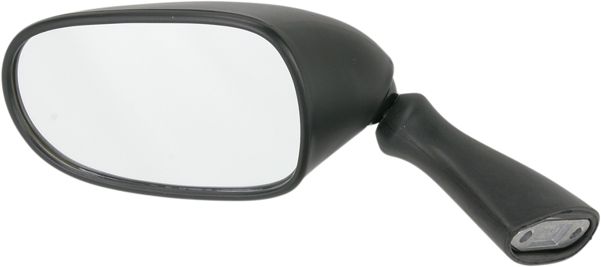 Mirror - Side View - Oval - Black - Left 1998 - 2002