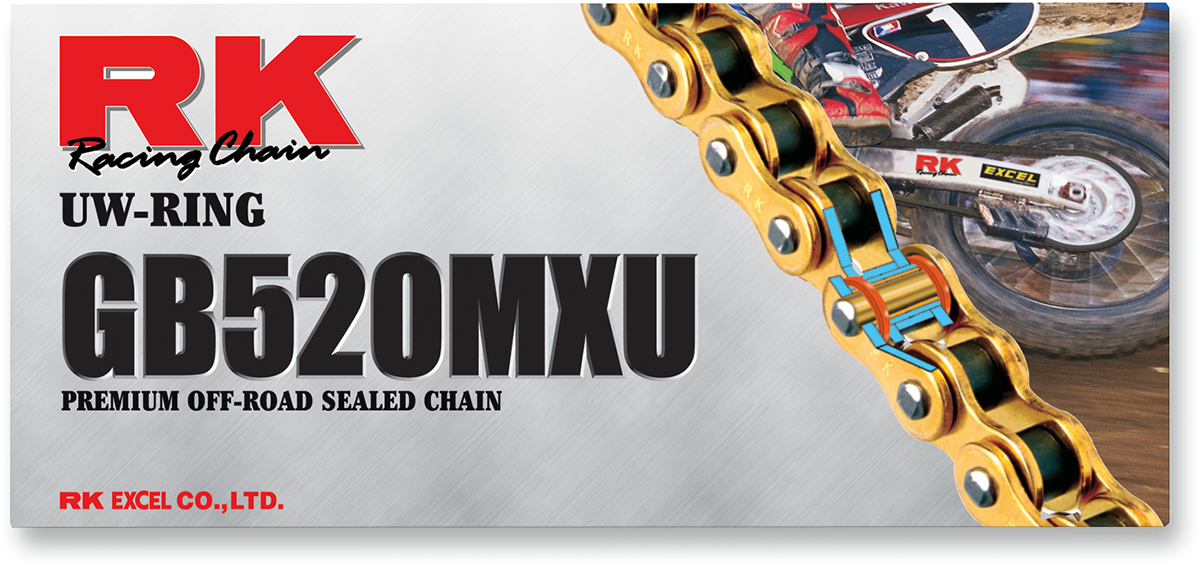 520 MXU - Sealed Racing UW-Ring Chain - 114 Links