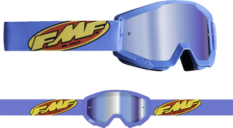 Youth PowerCore Goggles - Core - Cyan - Blue Mirror