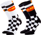 Checker Socks - 2 pack - One Size