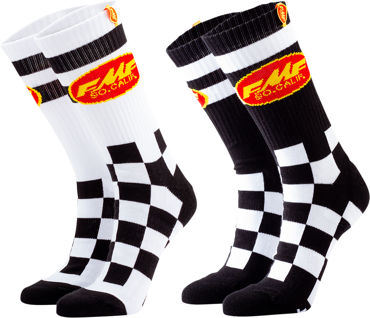 Checker Socks - 2 pack - One Size