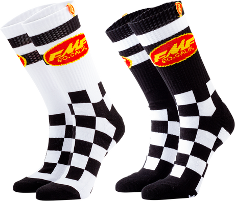 Checker Socks - 2 pack - One Size