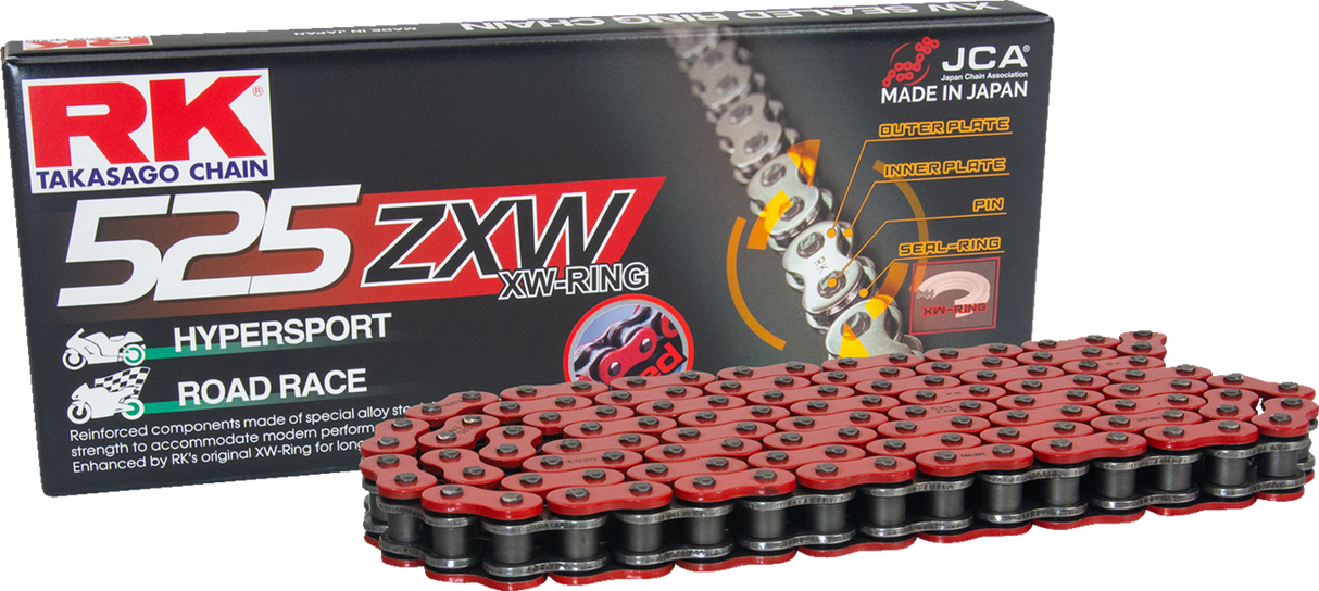 525 ZXW - Drive Chain - 120 Links - Red