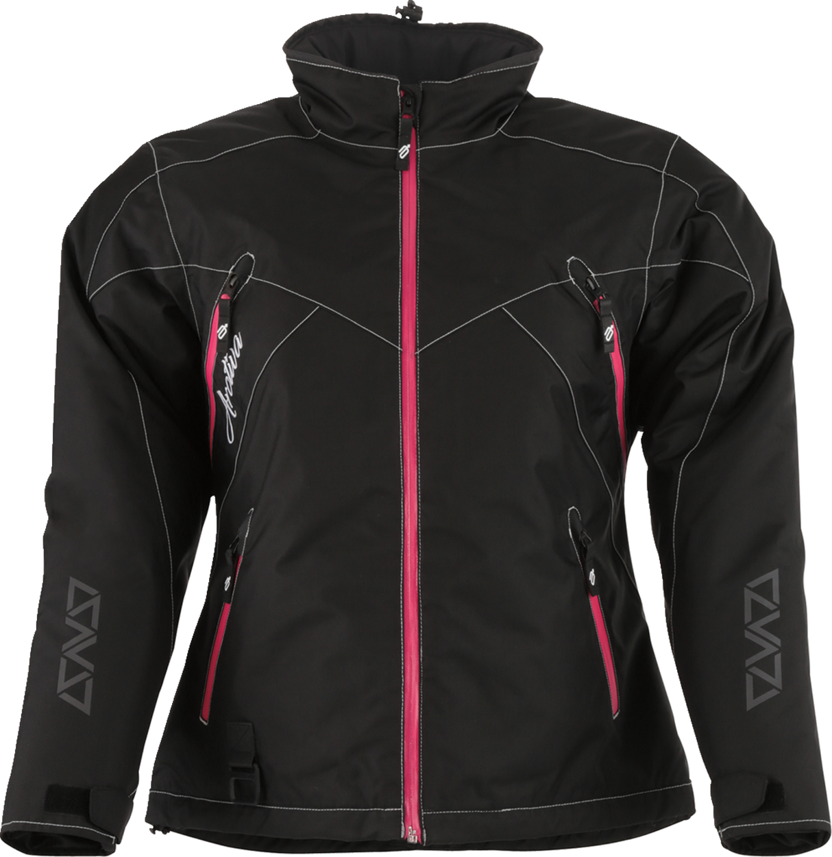 Women\'s Pivot 6 Jacket - Black/Pink - 2XL