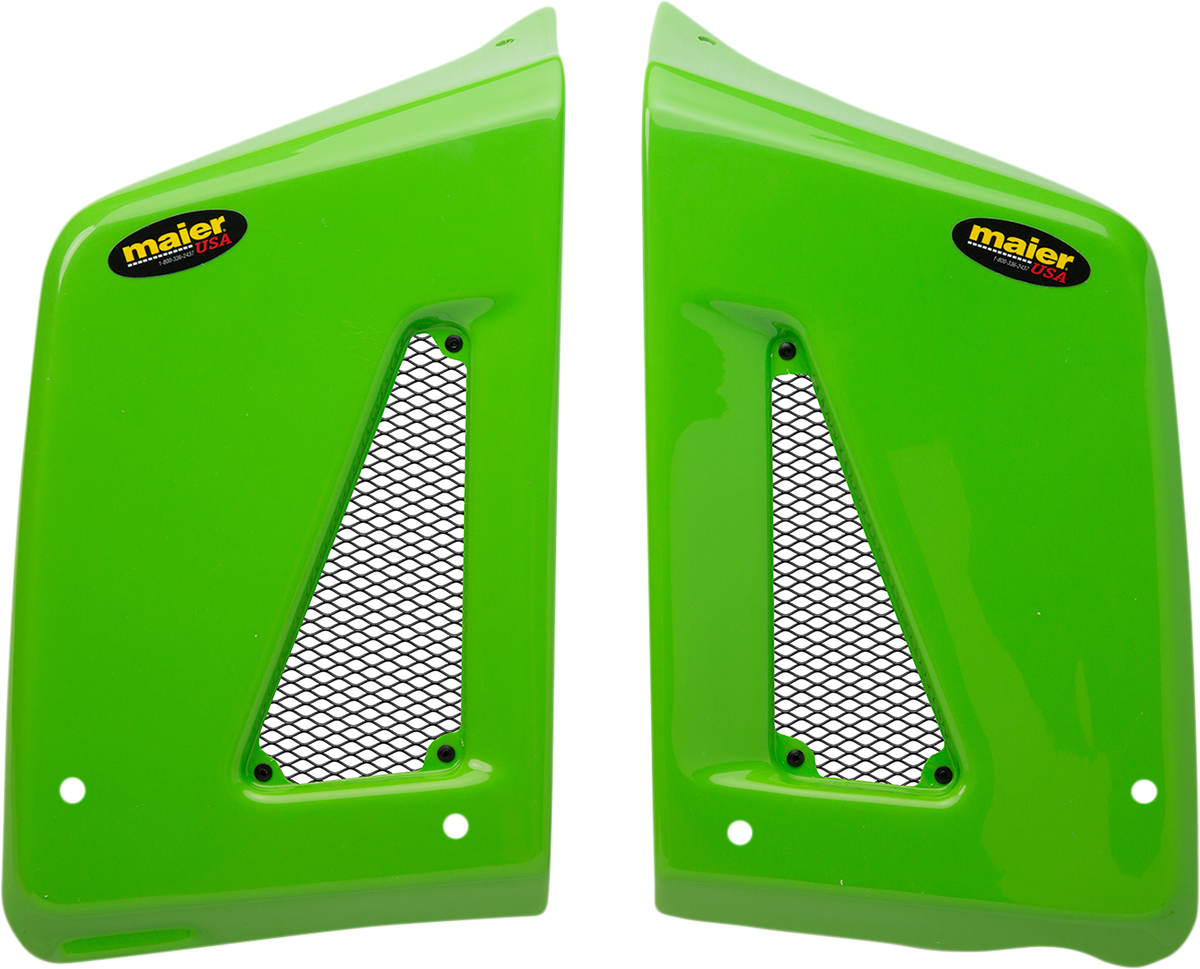 Radiator Scoops - KLR - Green 1987 - 2007