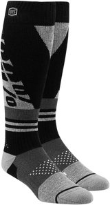 Youth Torque Socks - Black/Gray - Large/XL