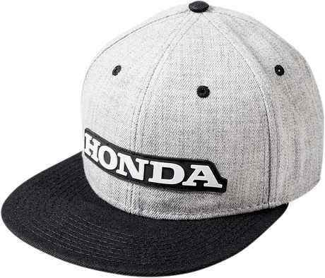 Honda Bold Snapback Hat - Gray/Black