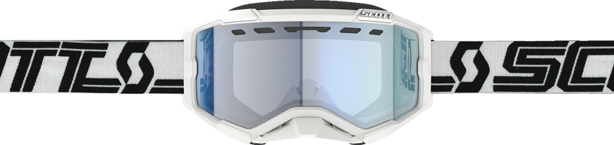 Fury Snow Goggles - White/Black - Blue