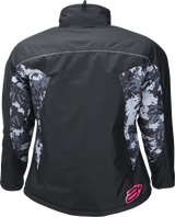 Women\'s Pivot 7 Jacket - Black/Camo Gray/Pink - XS