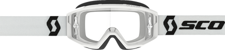 Primal Goggles - White - Clear