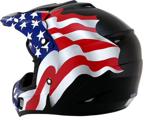 FX-17 Helmet - Flag - Black - 3XL