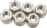 Aluminum Sprocket Nuts - Silver - M10 x 1.25