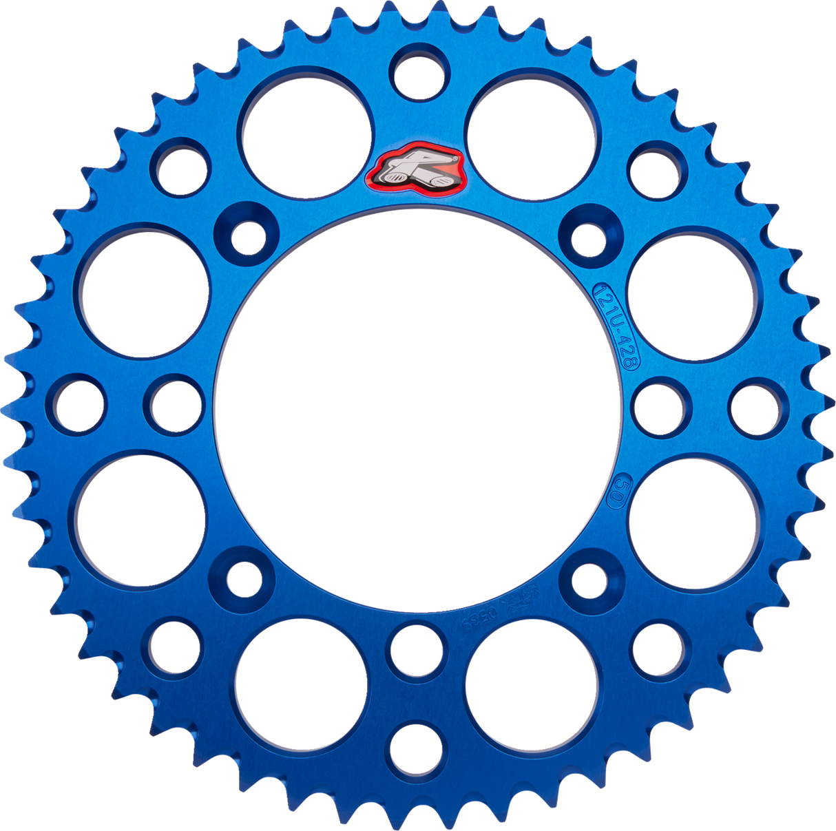 Rear Sprocket - Suzuki/Yamaha - Blue - 50 Tooth 1989 - 2017