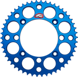 Rear Sprocket - Suzuki/Yamaha - Blue - 50 Tooth 1989 - 2017