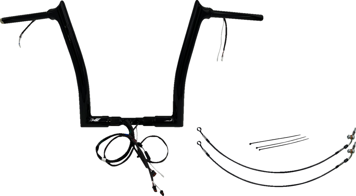 Handlebar Kit - Pointed Top - 14\" - Black 2016 - 2020