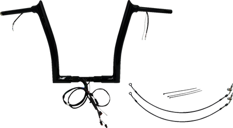 Handlebar Kit - Pointed Top - 14\" - Black 2016 - 2020