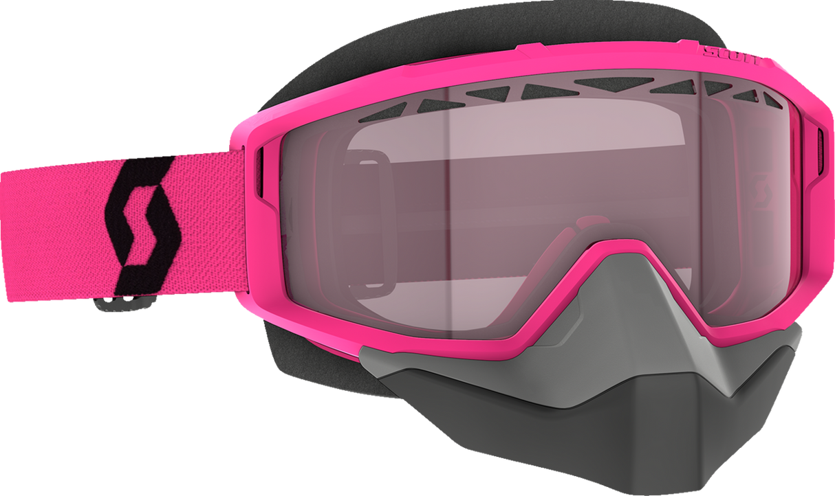 Primal Snow Cross Goggle - Pink/Black - Dual Lens - Rose