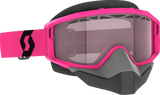 Primal Snow Cross Goggle - Pink/Black - Dual Lens - Rose