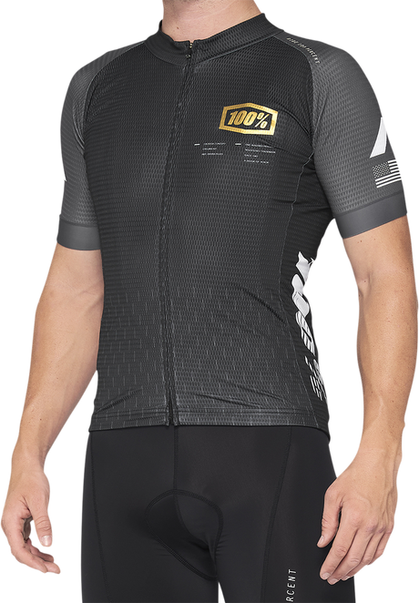 Exceeda Jersey - Short-Sleeve - Black/Charcoal - Large