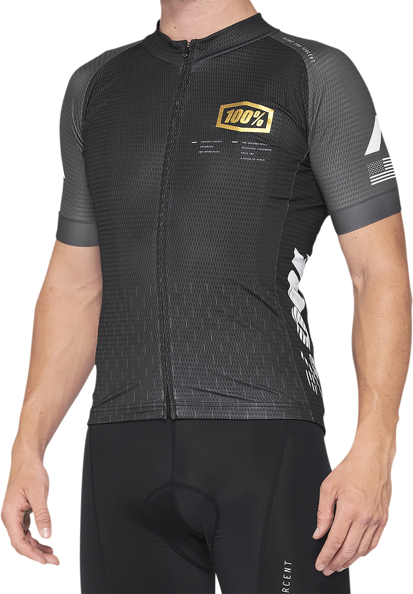 Exceeda Jersey - Short-Sleeve - Black/Charcoal - Large