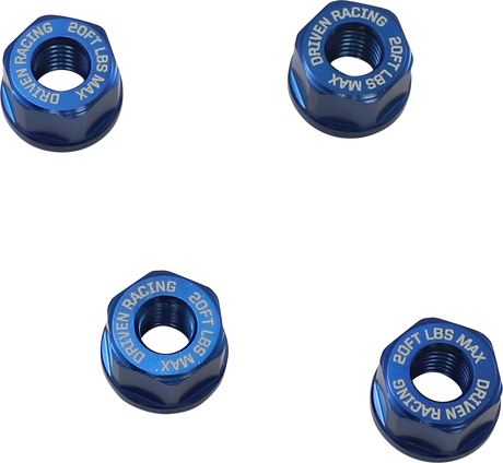 Aluminum Sprocket Nuts - Blue - M8 x 1.25 2014 - 2020