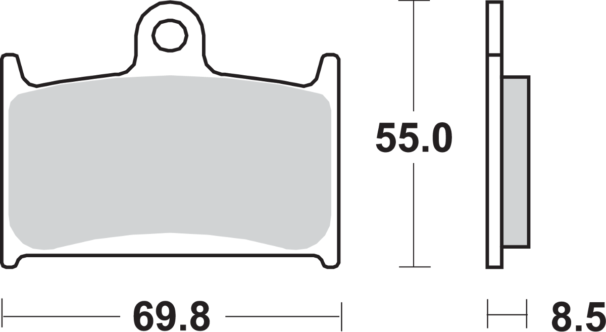 HS Brake Pads - Triumph - 624HS 1988 - 2020