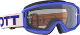 Split OTG Goggles - Blue/White - Clear Works