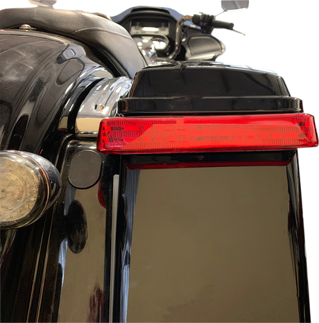 Saddlebag LED Lights - Sequential - Chrome/Red 2010 - 2013