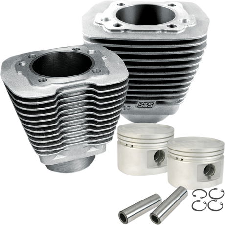 Cylinder & Piston Kit - 80\" - Evolution Big Twin - Natural 1984 - 1999