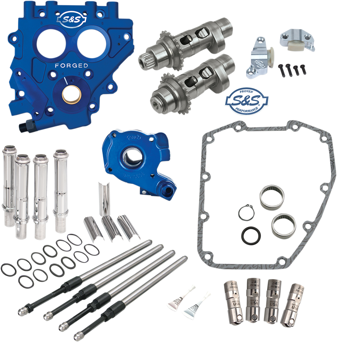 Cam Chest with Plate Kit - 551CE - Easy Start Cams - Twin Cam 2006 - 2017