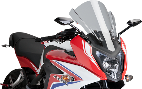 Touring Windscreen - 17-1/8\" - Smoke - CBR650F 2014 - 2018