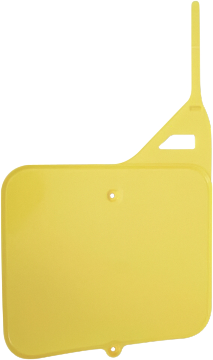 Front Number Plate - Yellow 1987 - 1995