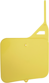 Front Number Plate - Yellow 1987 - 1995