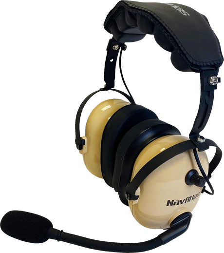 Headset - Over-the-Head - Stereo/VOX - Beige