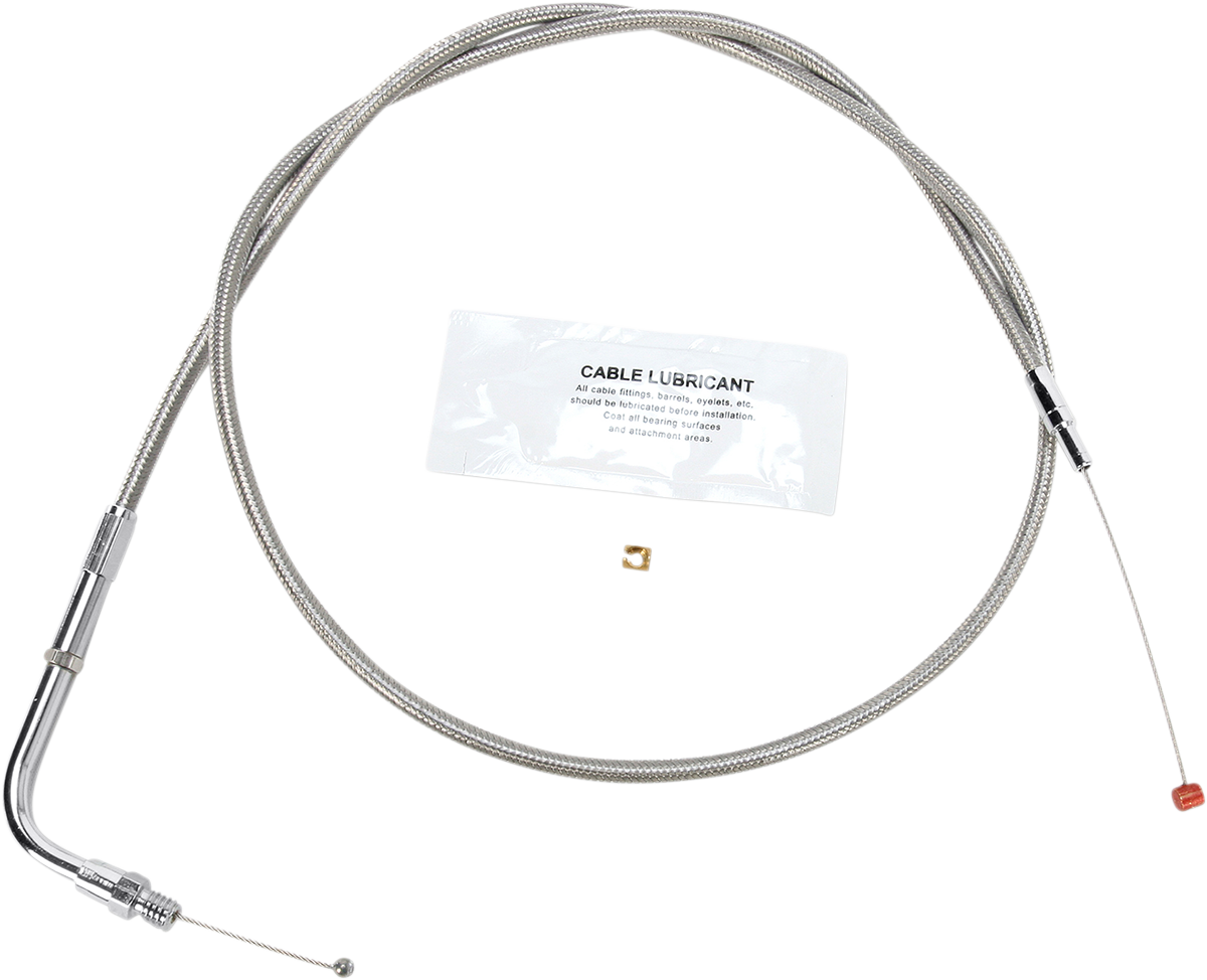 Throttle Cable - +6\" - Stainless Steel 1990 - 1995