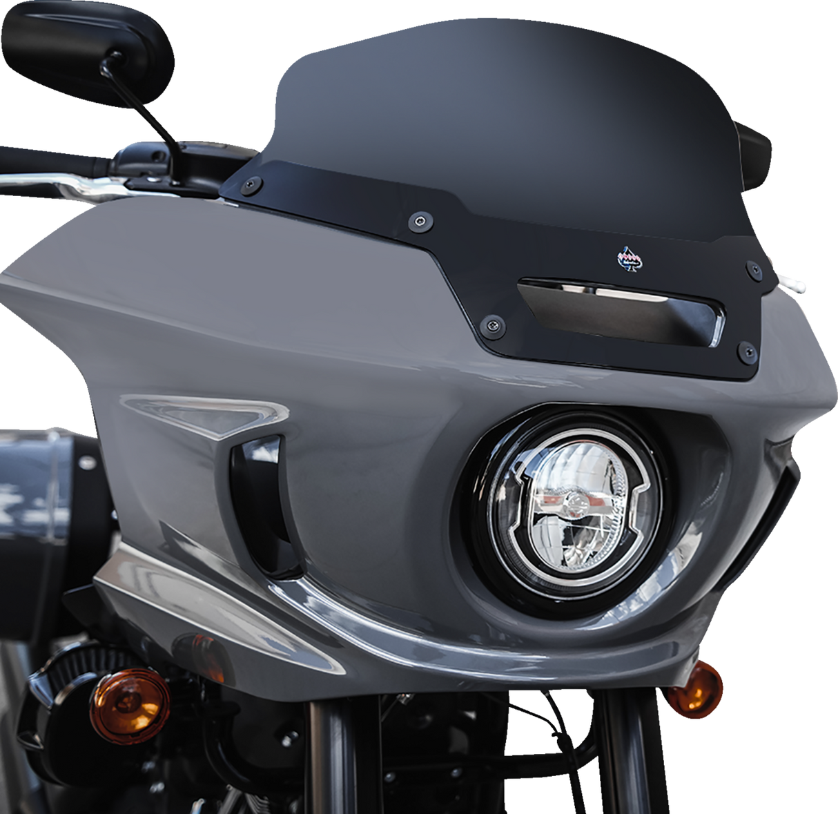 Flare™ Windshield - 6\" - Dark Smoke - FXLRST 2022 - 2023