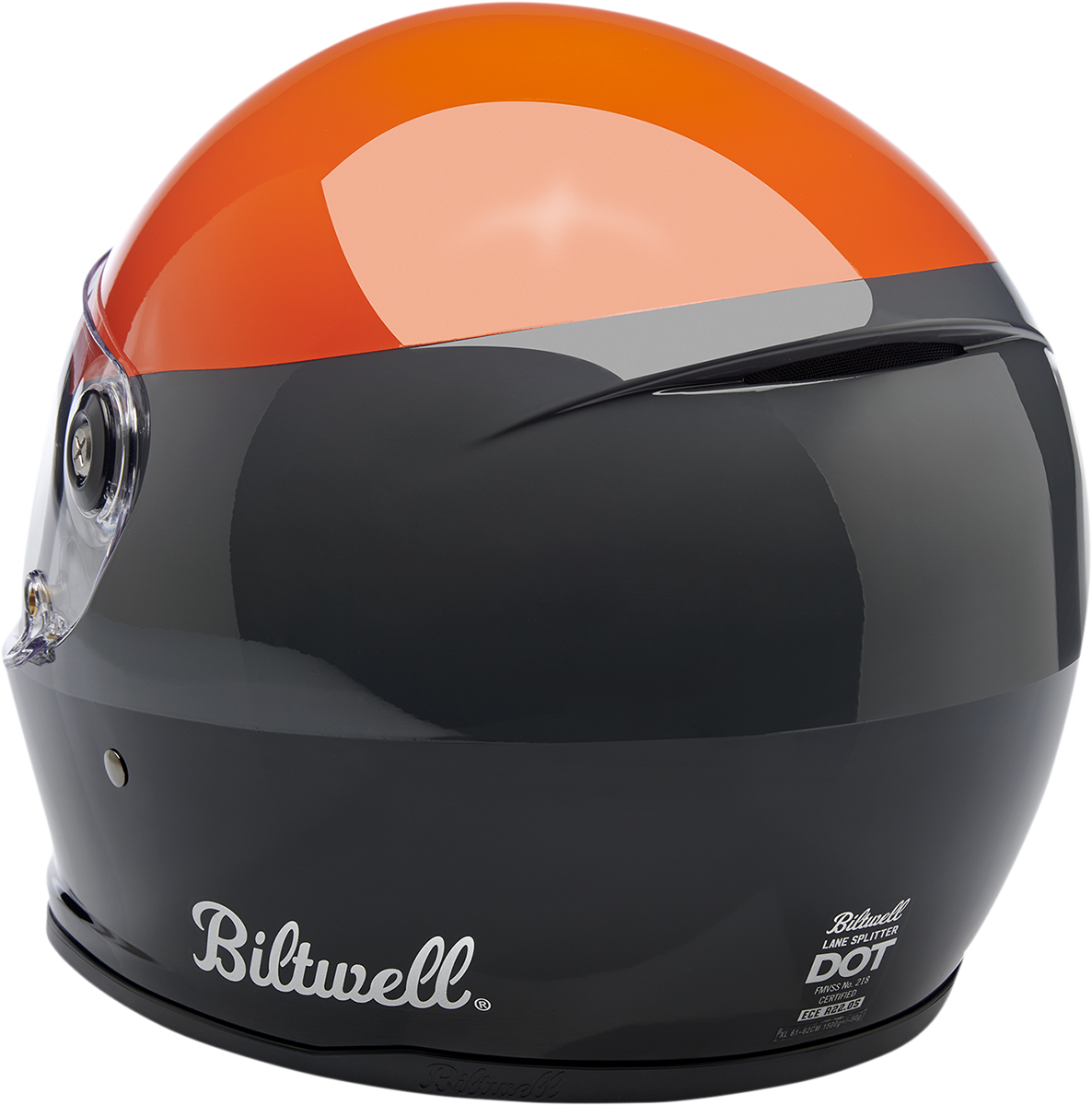 Lane Splitter Helmet - Gloss Podium Orange/Gray/Black - XS