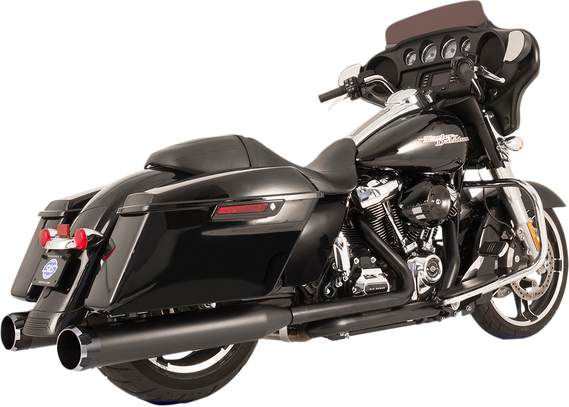 El Dorado Dual Exhaust System - Black - Black Thruster 2017 - 2022