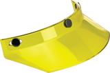 Moto 3-Snap Visor - Yellow