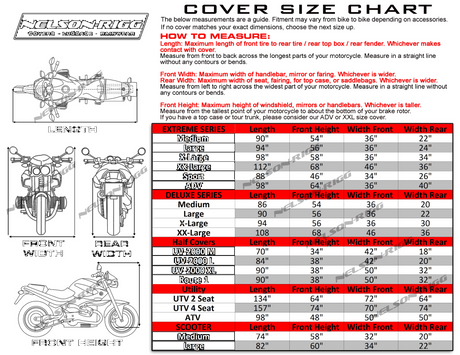 Motorcycle Dust Cover - 2XL