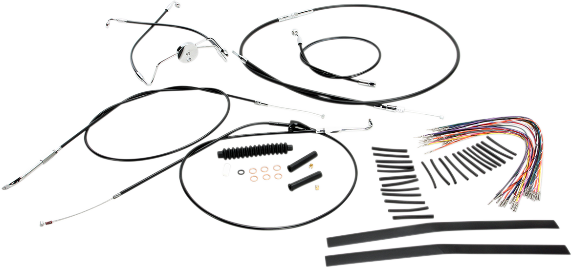 Control Cable Kit - XR - Black 1996 - 2006