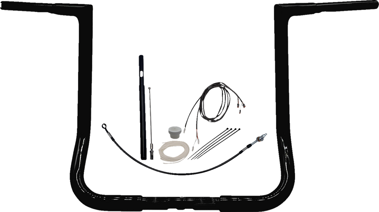 Handlebar Kit - Flat Top - 16\" - Black 2021 - 2022